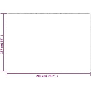 vidaXL Gewogen deken met hoes grijs 137x200 cm 6 kg stof vidaXL Gewogen deken met hoes grijs 137x200 cm 6 kg stof
