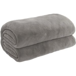 vidaXL Weighted blanket with cover gray 152x203 cm 11 kg fabric vidaXL Weighted blanket with cover gray 152x203 cm 11 kg fabric