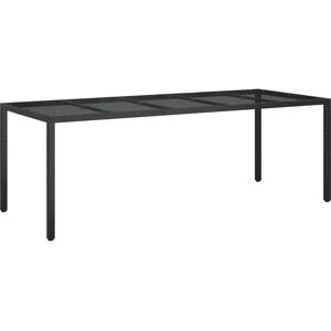 Vidaxl Black Rectangular Garden Table - Garden Table Vidaxl Black Rectangular Garden Table - Garden Table