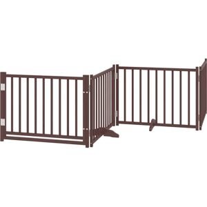 vidaXL hundegate med dør Eike tre - Hundegate vidaXL hundegate med dør Eike tre - Hundegate