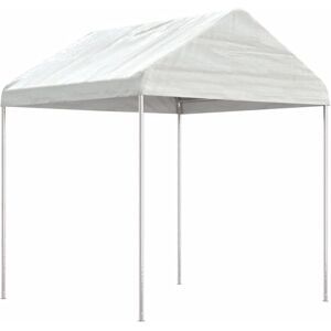 vidaXL White Polyethylene Garden Gazebo - Outdoor Canopy vidaXL White Polyethylene Garden Gazebo - Outdoor Canopy