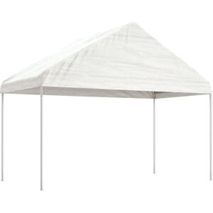 vidaXL White Gazebo with Roof - Outdoor Canopy 4.08x2.23x3.22 m vidaXL White Gazebo with Roof - Outdoor Canopy 4.08x2.23x3.22 m