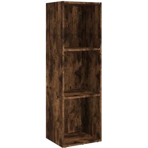 vidaXL Book Cabinet/TV Cabinet Smoked Oak - 36x30x114 cm vidaXL Book Cabinet/TV Cabinet Smoked Oak - 36x30x114 cm