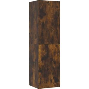 vidaXL Smoked Oak Wall-mounted TV Cabinet 30.5x30x110 cm vidaXL Smoked Oak Wall-mounted TV Cabinet 30.5x30x110 cm