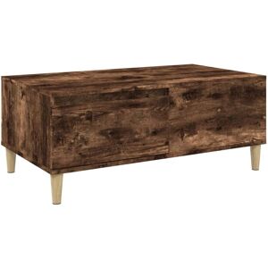 vidaXL Coffee Table Smoked Oak - 90x50x36.5 cm - Coffee Table vidaXL Coffee Table Smoked Oak - 90x50x36.5 cm - Coffee Table