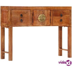 vidaXL Console Table - 120x32x80 cm - Solid Acacia - Brown - Console Table vidaXL Console Table - 120x32x80 cm - Solid Acacia - Brown - Console Table