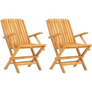 vidaXL 362758 Außenstuhl - Teak Garten Klappstühle vidaXL 362758 Außenstuhl - Teak Garten Klappstühle