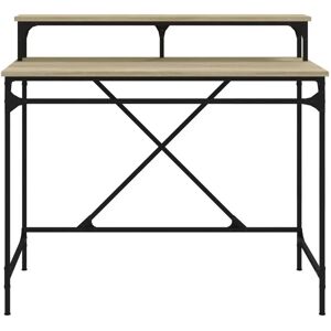 vidaXL Sonoma Oak Desk - 100x50x90 cm Industrial Workstation vidaXL Sonoma Oak Desk - 100x50x90 cm Industrial Workstation
