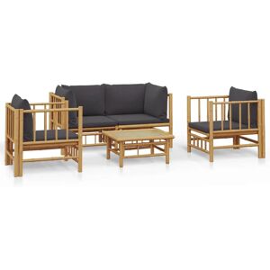 VidaXL 3155222 Gartenmöbel-Set - Dunkelgrau VidaXL 3155222 Gartenmöbel-Set - Dunkelgrau