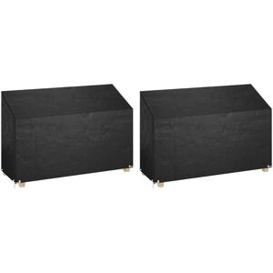 vidaXL 651862 - Garden Bench Cover - Water-resistant, UV-resistant, 2 pcs vidaXL 651862 - Garden Bench Cover - Water-resistant, UV-resistant, 2 pcs