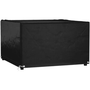 Housse de mobilier de jardin vidaXL 125x125x75 cm Noire - Housse pour meubles de jardin - Publicité Housse de mobilier de jardin vidaXL 125x125x75 cm Noire - Housse pour meubles de jardin - Publicité