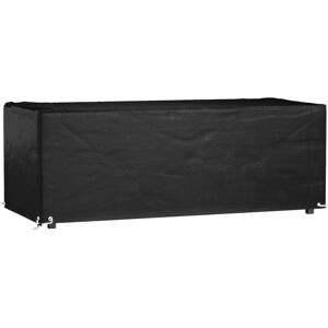 vidaXL Garden Furniture Cover 8 Eyelets 192x82x65 cm - Garden Furniture Cover vidaXL Garden Furniture Cover 8 Eyelets 192x82x65 cm - Garden Furniture Cover