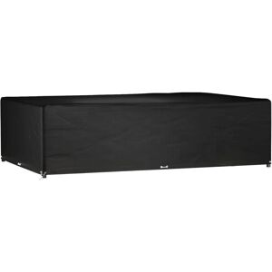 vidaXL Garden Furniture Cover 16 Eyelets - Rectangular Black vidaXL Garden Furniture Cover 16 Eyelets - Rectangular Black