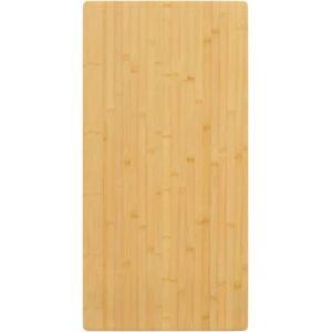 vidaXL Bamboe rechthoekige tafelblad 50x100x4 cm - Tafelblad vidaXL Bamboe rechthoekige tafelblad 50x100x4 cm - Tafelblad