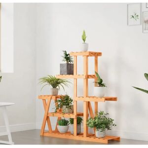 vidaXL Flower Stand 95x25x96 cm Solid Wood Fir - Flower Stand vidaXL Flower Stand 95x25x96 cm Solid Wood Fir - Flower Stand