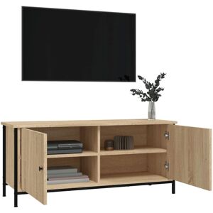 vidaXL TV cabinet Sonoma oak 102x35x45 cm - TV furniture vidaXL TV cabinet Sonoma oak 102x35x45 cm - TV furniture