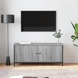 vidaXL Grey Sonoma TV Cabinet with Doors - TV cabinet vidaXL Grey Sonoma TV Cabinet with Doors - TV cabinet