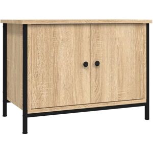 vidaXL Sonoma Oak TV Cabinet with Doors - TV Furniture vidaXL Sonoma Oak TV Cabinet with Doors - TV Furniture