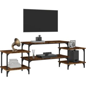 vidaXL 826327 Smoked Oak TV Cabinet - TV Cabinet vidaXL 826327 Smoked Oak TV Cabinet - TV Cabinet