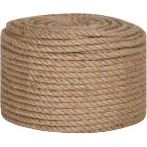 vidaXL Jute Rope 25 m Natural Hemp Cord - Rope Type vidaXL Jute Rope 25 m Natural Hemp Cord - Rope Type