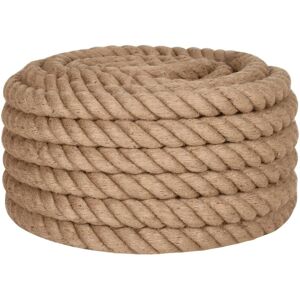 vidaXL Jute Rope 36 mm Natural Hemp Cord - Rope vidaXL Jute Rope 36 mm Natural Hemp Cord - Rope