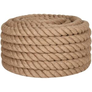 vidaXL Jute Rope 25 m Long 36 mm Thick - Rope vidaXL Jute Rope 25 m Long 36 mm Thick - Rope