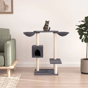 vidaXL Cat tree with scratching posts 82 cm - dark grey vidaXL Cat tree with scratching posts 82 cm - dark grey