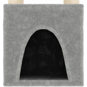 vidaXL Cat tree with sisal scratching posts 147 cm - light grey (171781) vidaXL Cat tree with sisal scratching posts 147 cm - light grey (171781)