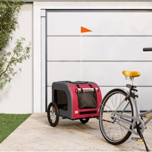 vidaXL Dog Bike Trailer - Durable Iron Frame, Oxford Fabric vidaXL Dog Bike Trailer - Durable Iron Frame, Oxford Fabric