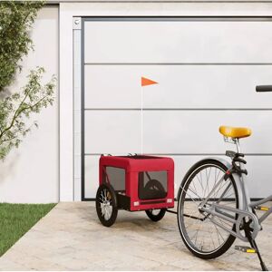 vidaXL Red and Black Pet Bike Trailer - Pet Bike Trailer vidaXL Red and Black Pet Bike Trailer - Pet Bike Trailer