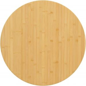 vidaXL Madera de bambú Encimera Ø80x1,5 cm - Reemplazo para Restaurante y Hogar vidaXL Madera de bambú Encimera Ø80x1,5 cm - Reemplazo para Restaurante y Hogar