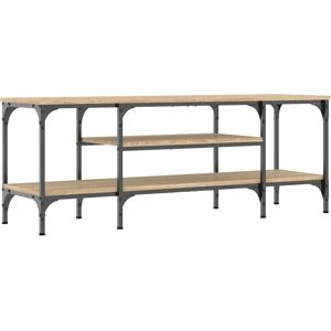 vidaXL Sonoma Oak TV Cabinet - Engineered Wood & Iron vidaXL Sonoma Oak TV Cabinet - Engineered Wood & Iron