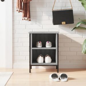 vidaXL Grey Sonoma Shoe Cabinet - 38x35x50 cm - Shoe Storage Shelf vidaXL Grey Sonoma Shoe Cabinet - 38x35x50 cm - Shoe Storage Shelf