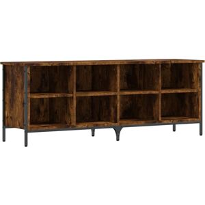 vidaXL Smoked Oak Shoe Cabinet 131x35x50 cm Engineered Wood vidaXL Smoked Oak Shoe Cabinet 131x35x50 cm Engineered Wood