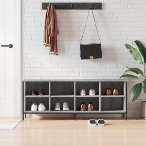 vidaXL Grey Sonoma Shoe Cabinet - Shoe Storage Shelf vidaXL Grey Sonoma Shoe Cabinet - Shoe Storage Shelf