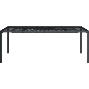 vidaXL 200x100x72 cm Steel Garden Table - Garden Table vidaXL 200x100x72 cm Steel Garden Table - Garden Table