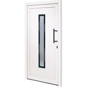 vidaXL Witte PVC voordeur 108x200 cm vidaXL Witte PVC voordeur 108x200 cm