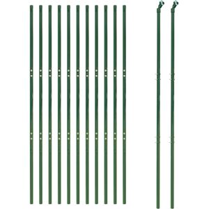 vidaXL Green 1.8x25 m Galvanised Steel Wire Mesh Fence - Garden & Property Security vidaXL Green 1.8x25 m Galvanised Steel Wire Mesh Fence - Garden & Property Security