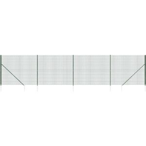 vidaXL Green Wire Mesh Fence 2x10 m - Garden & Property Barrier vidaXL Green Wire Mesh Fence 2x10 m - Garden & Property Barrier