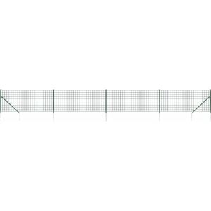 VIDAXL Green Wire Mesh Fence 1.1x10m - Fence VIDAXL Green Wire Mesh Fence 1.1x10m - Fence