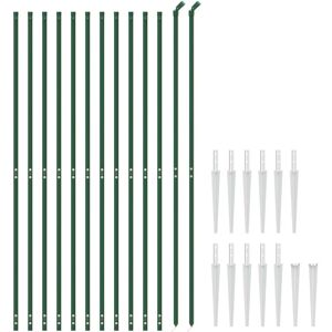 vidaXL Green Wire Mesh Fence 2.2x25 m - Garden Fence vidaXL Green Wire Mesh Fence 2.2x25 m - Garden Fence