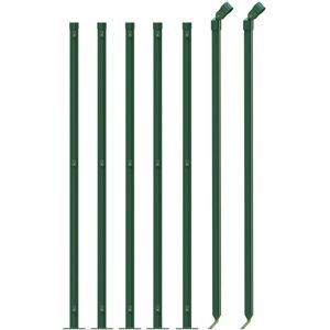 vidaXL Green 10m Wire Mesh Fence Garden Fence with Flange vidaXL Green 10m Wire Mesh Fence Garden Fence with Flange