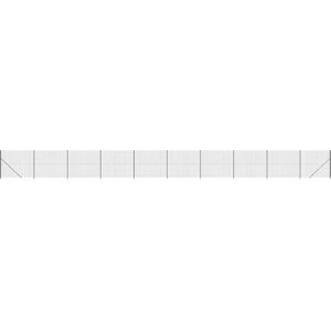 vidaXL Wire Mesh Fence with Flange Anthracite 1.4x25 m - Wire Mesh Fence vidaXL Wire Mesh Fence with Flange Anthracite 1.4x25 m - Wire Mesh Fence