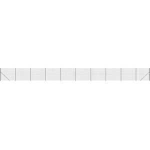 vidaXL Anthracite 1.6x25 m Wire Mesh Fence with Flange - Fence Type vidaXL Anthracite 1.6x25 m Wire Mesh Fence with Flange - Fence Type