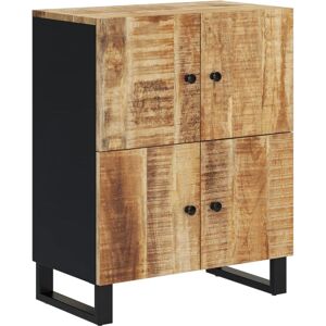 vidaXL Sideboard 60x33x75 cm Solid Mango Wood - Sideboard Storage Cabinet vidaXL Sideboard 60x33x75 cm Solid Mango Wood - Sideboard Storage Cabinet