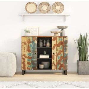 vidaXL Reclaimed Multicolour Solid Wood Sideboard - Sideboard vidaXL Reclaimed Multicolour Solid Wood Sideboard - Sideboard
