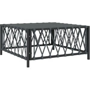 vidaXL Havemøbel Bord Antracit 70x70x34 cm Stof vidaXL Havemøbel Bord Antracit 70x70x34 cm Stof