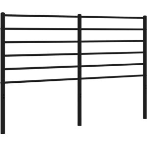 Tête de lit en métal noir vidaXL 135 cm - Tête de lit - Publicité Tête de lit en métal noir vidaXL 135 cm - Tête de lit - Publicité