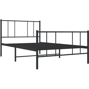 vidaXL Metal Bed Frame with Headboard & Footboard - Bed Type vidaXL Metal Bed Frame with Headboard & Footboard - Bed Type