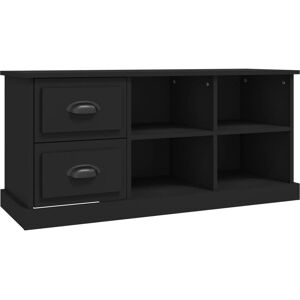 vidaXL 816177 Black TV Cabinet - Modern Media Unit vidaXL 816177 Black TV Cabinet - Modern Media Unit